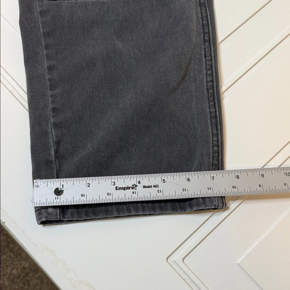 RSQ Utility Jeans Gray Carpenter Style Size 28x32 Streetwear Double Knee Unisex